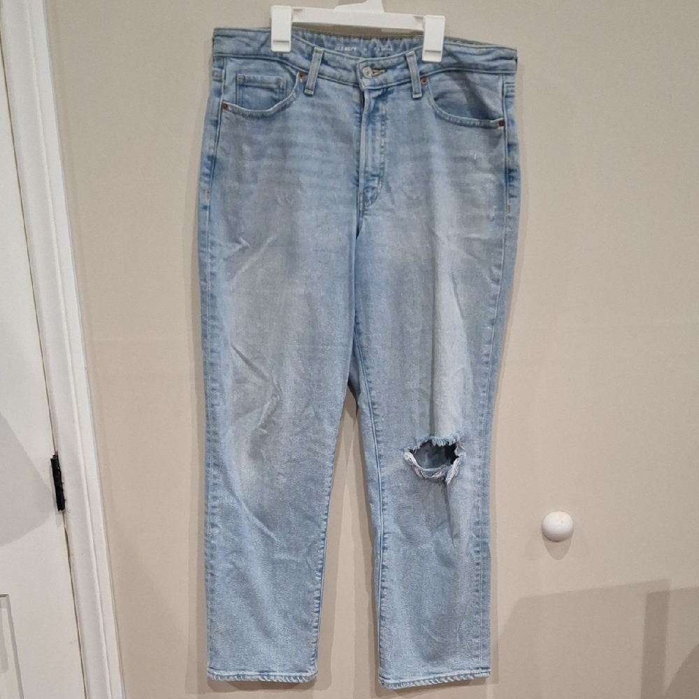 Womens Old Navy Light Blue High-Rise Jeans